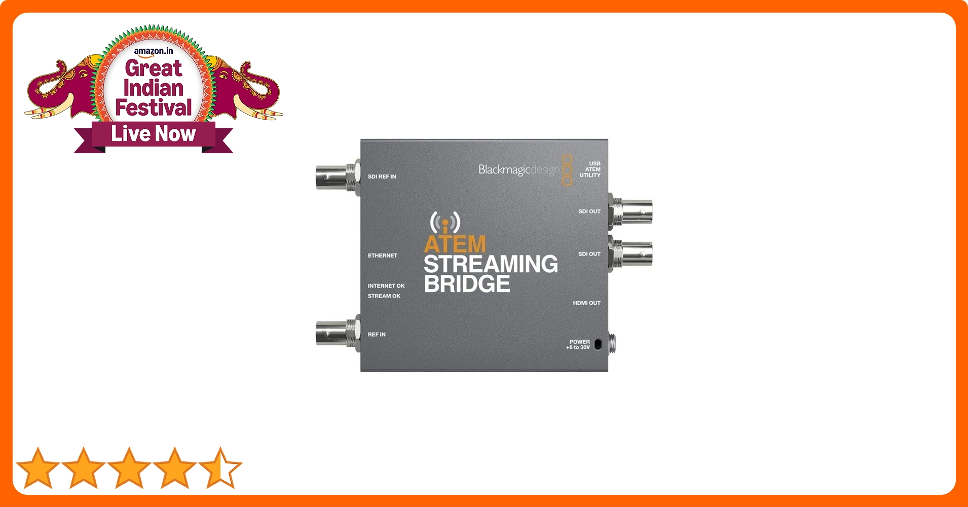 その他 ATEM Streaming Bridge ATEM Streaming Bridge at ₹ 25000 | Hdmi Switcher in Kochi